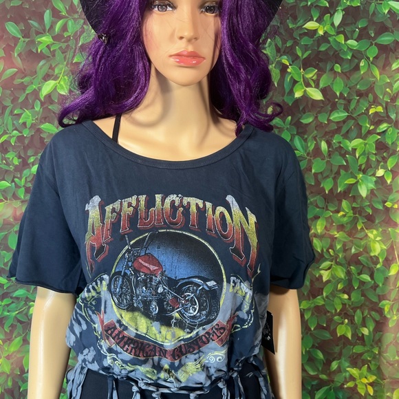 AC VNTG MTRS S/S TEE Affliction Women’s T-Shirt - Picture 10 of 16